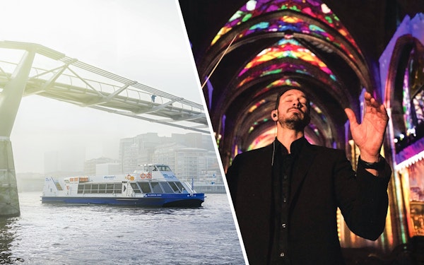 Combo: Thames River Flexible Sightseeing Cruise & LUMINISCENCE London: The 360° Immersive Show