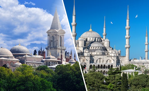Kombine: Sıra Atlamalı Biletlerle Topkapı Sarayı + Sultanahmet Camii Rehberli Turları