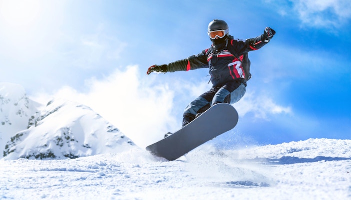 Snowboarding Mount Etna