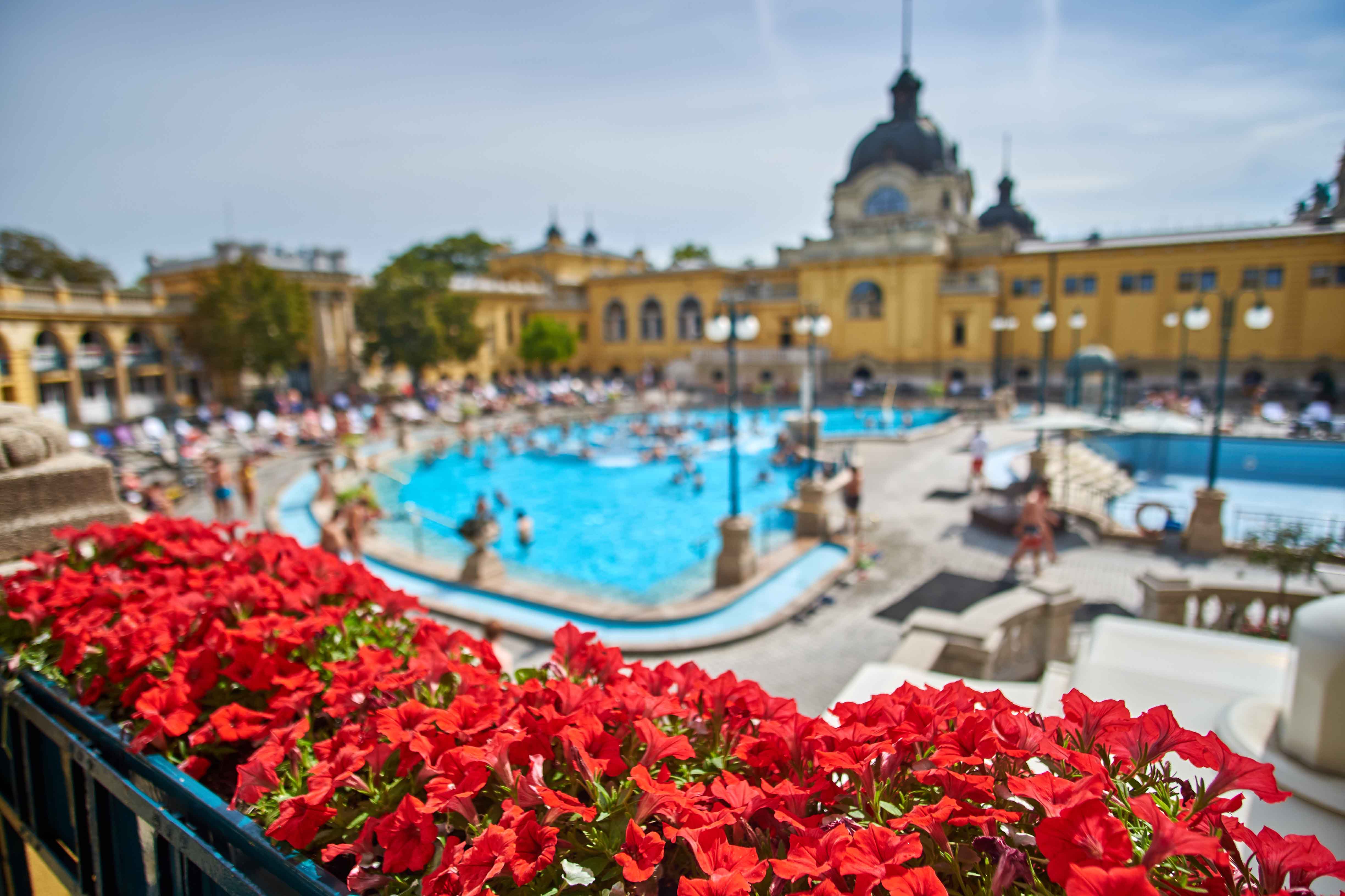 Instalaciones del balneario Szechenyi, Budapest