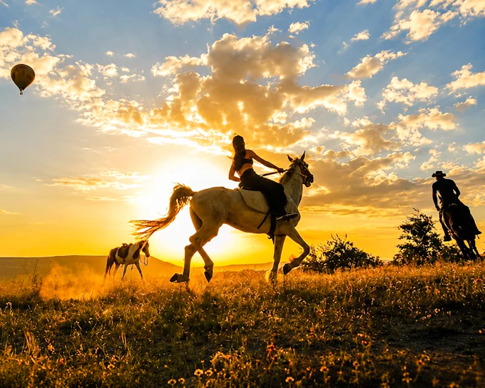 Cappadocia Sunset Horseback Ride with Hotel Pickup (Product 53639)
