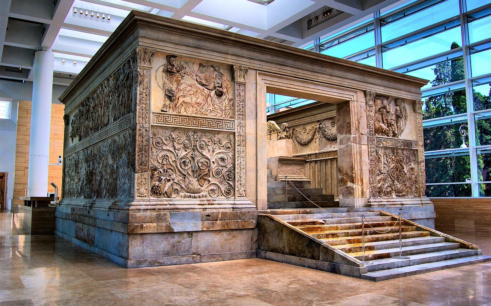 piazza del popolo-Museo dell'Ara Pacis
