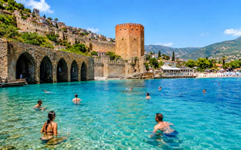 alanya pirate boat tour with lunch and unlimited soft drinks, foam party and round-trip hotel transfers-6