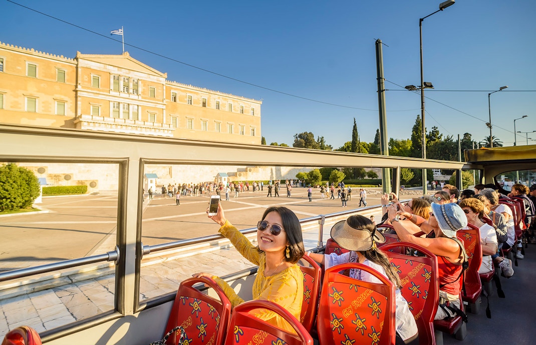 Hop-on Hop-off Athen blaue Linie