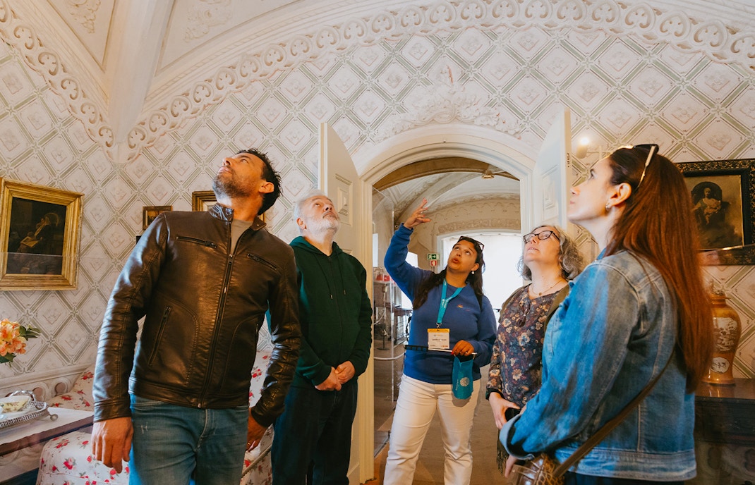 Explore Pena Palace interiors with guide