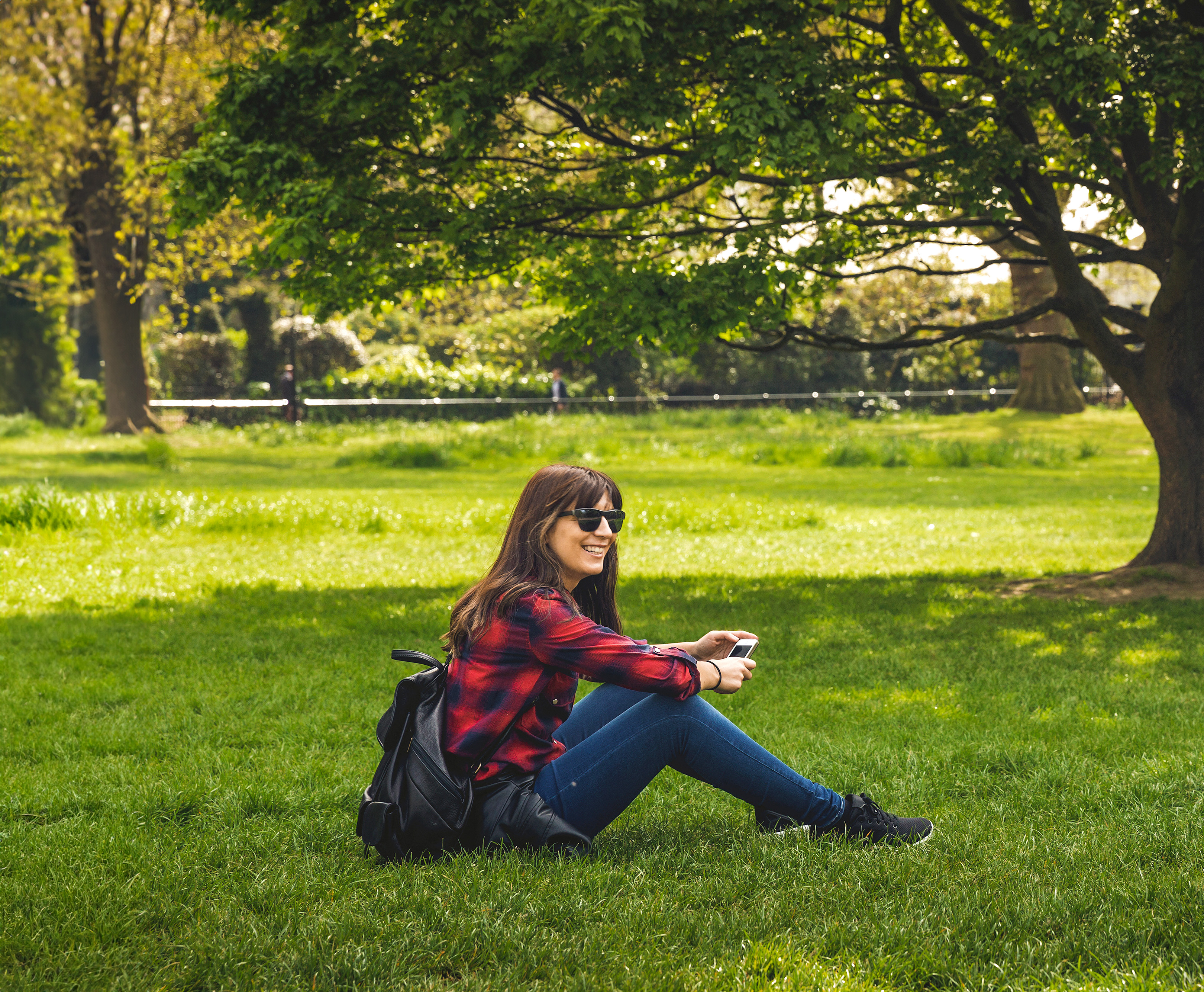 Tourist wearing comfortable clothes at ArcelorMittal Orbit