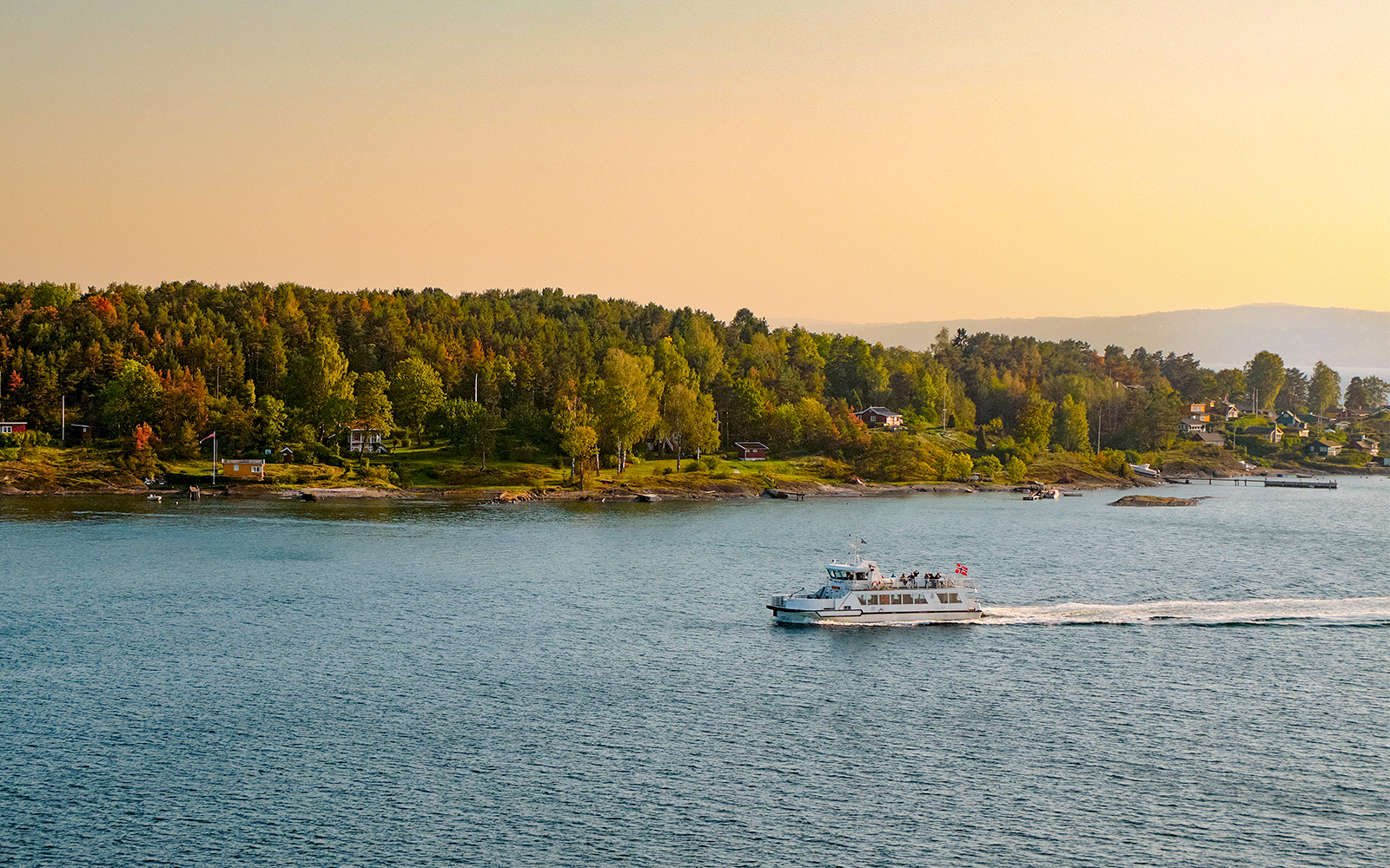 Oslo Fjord cruise in the Autumn