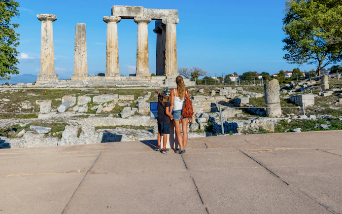 Ancient Corinth, Acrocorinthos & Canal Half Day Tour from Athens