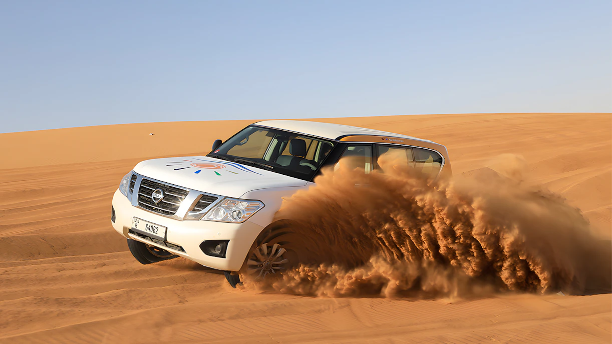 Getting there/Transfers - Dune bashing in Dubai