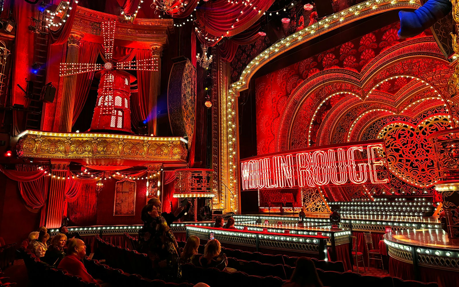 "Section: Stalls
Seat: Q 10
Date: Mar 13, 2024
Show: Moulin Rouge! The Musical"