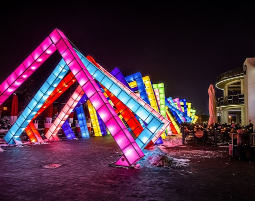 Giardino delle luci a Energylandia