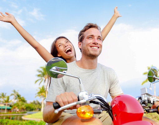 Getting to Mt. Batur by bike