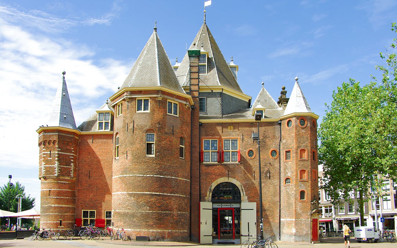 Waag building in Amsterdam, part of Rembrandt’s self-guided audio tour.