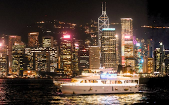kveldstur med yacht i victoria harbour i hongkong ombord på «dreamer», inkludert snacks, brus og bilder-2