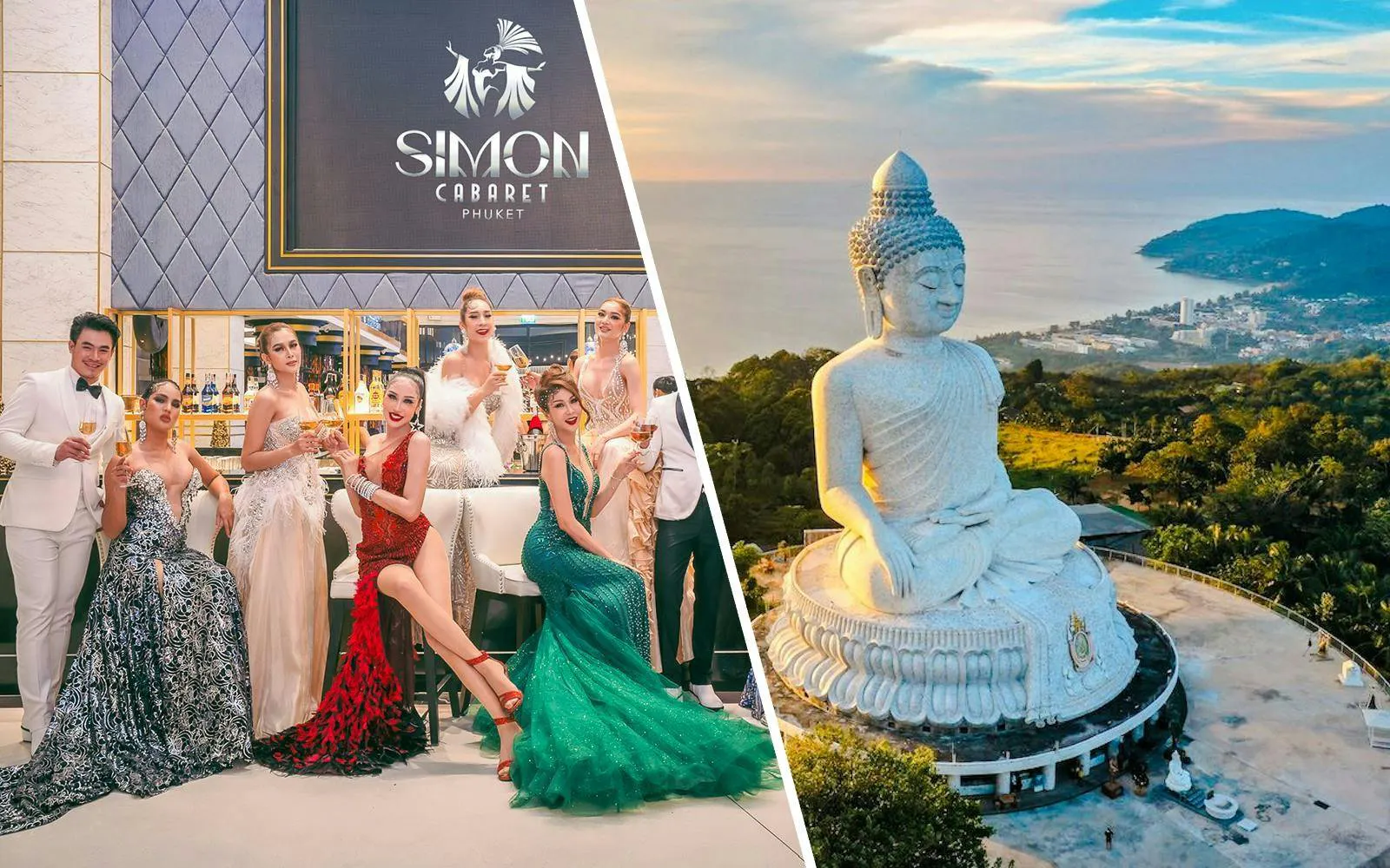 Combo: Simon Cabaret Show VIP Experience with Phuket Half Day City Tour and Hotel Transfers