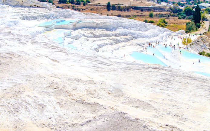From Antalya or Kemer: Pamukkale and Hierapolis Guided Day Trip with Lunch