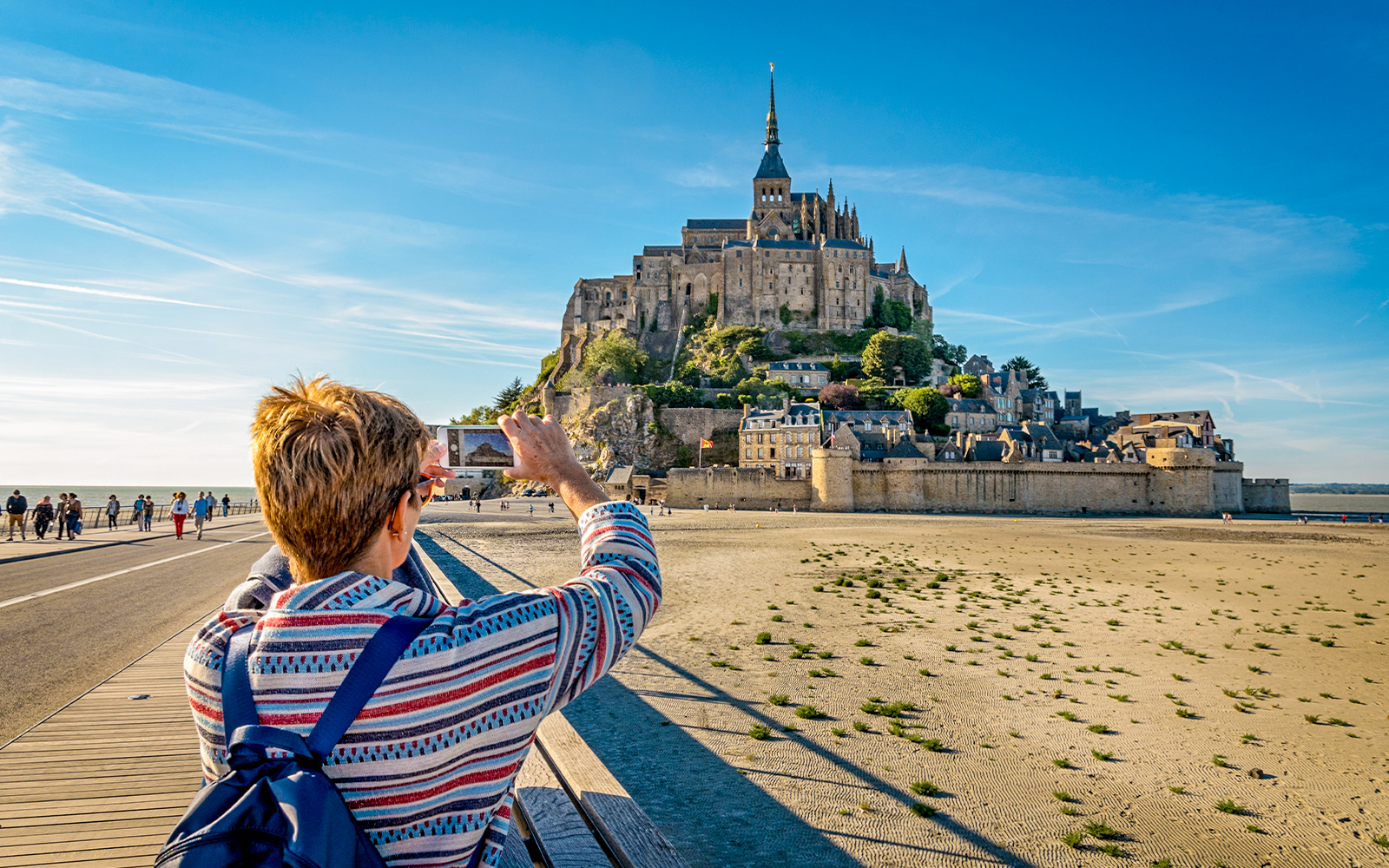 Mont Saint Michel during september