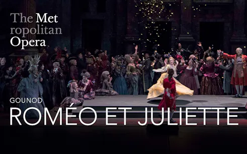 Opera performance of Gounod's "Roméo et Juliette" at the Metropolitan Opera.