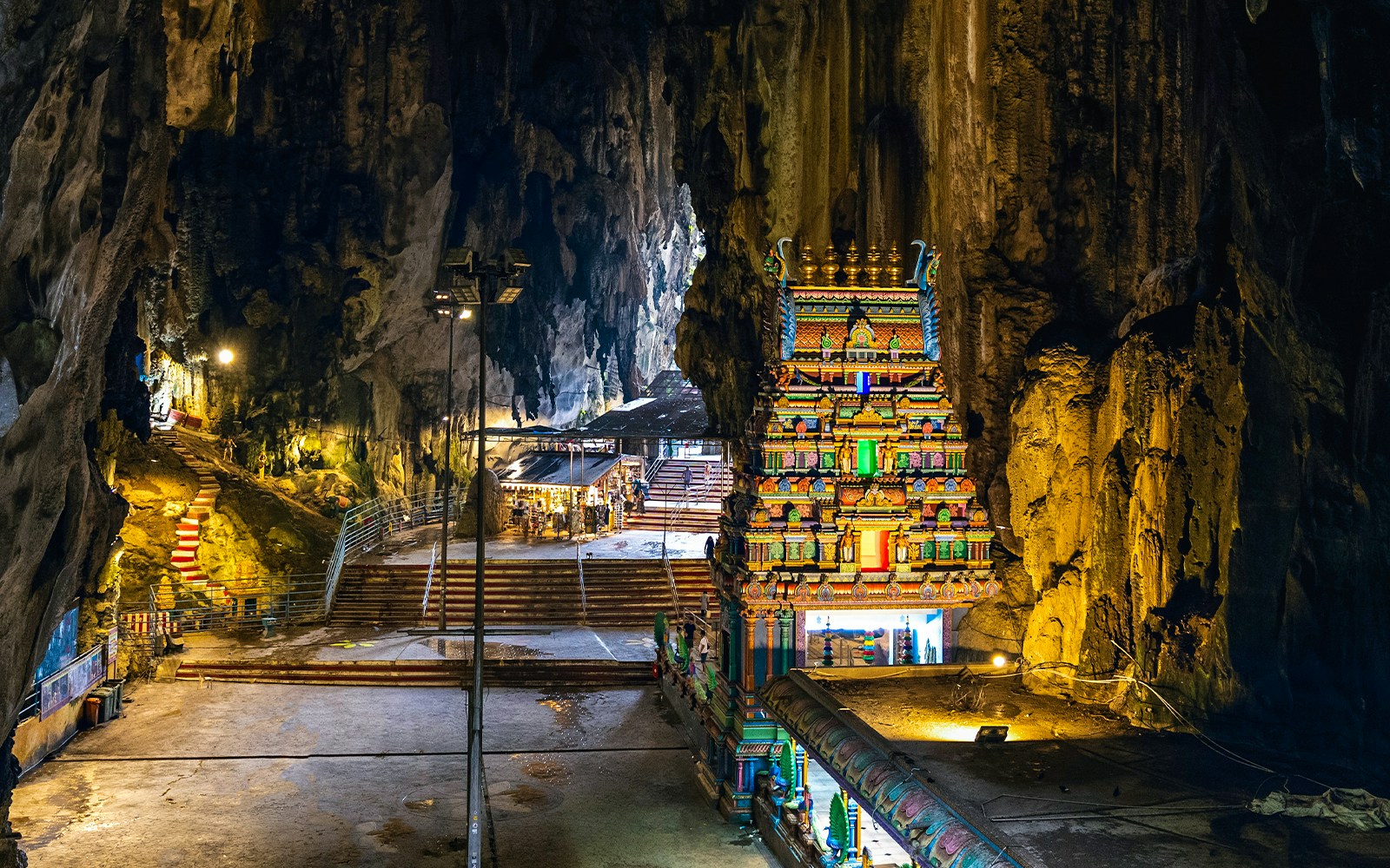 Inside Batu Caves