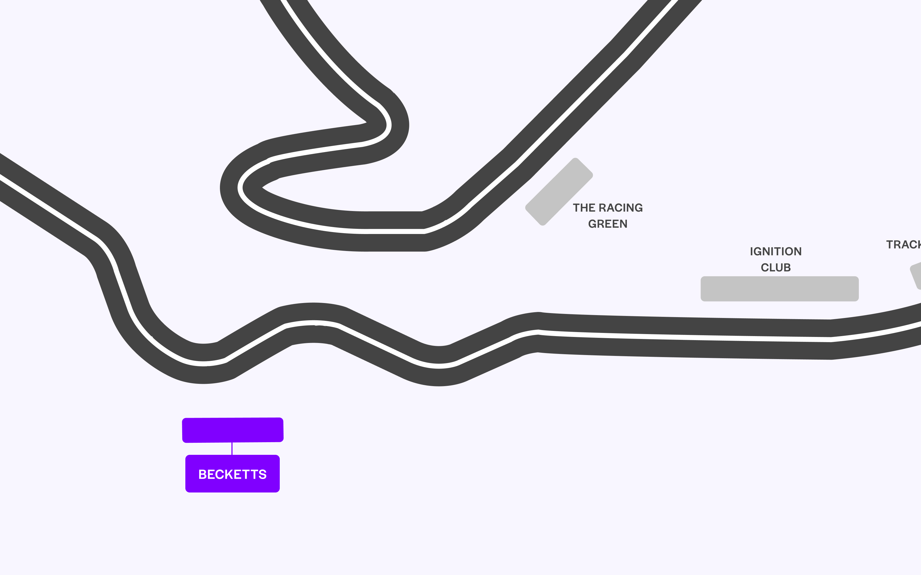 F1 Britse GP Plattegrond