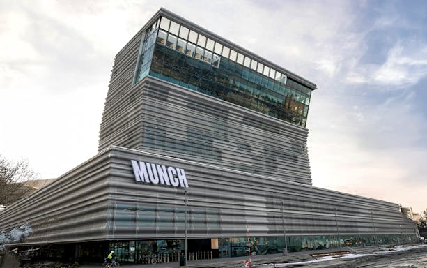 Munch Museum building exterior in Oslo, Norway.