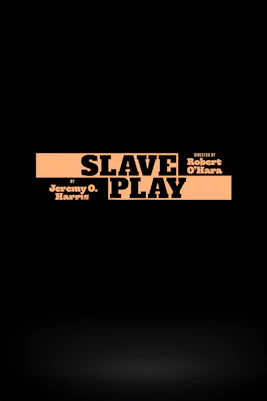 Theater stage with actors performing "Slave Play" in London.