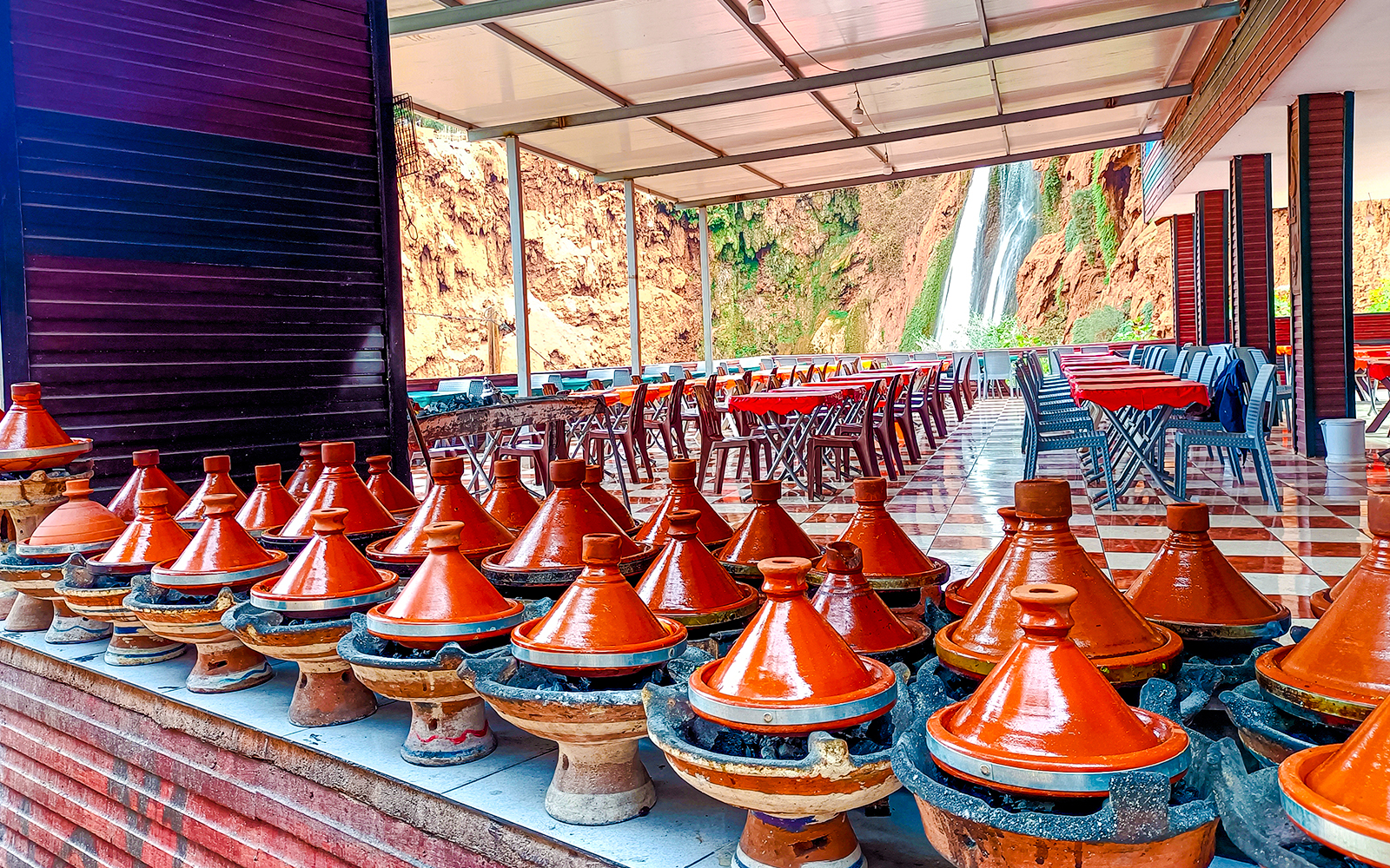 Waterfall hike and boat ride