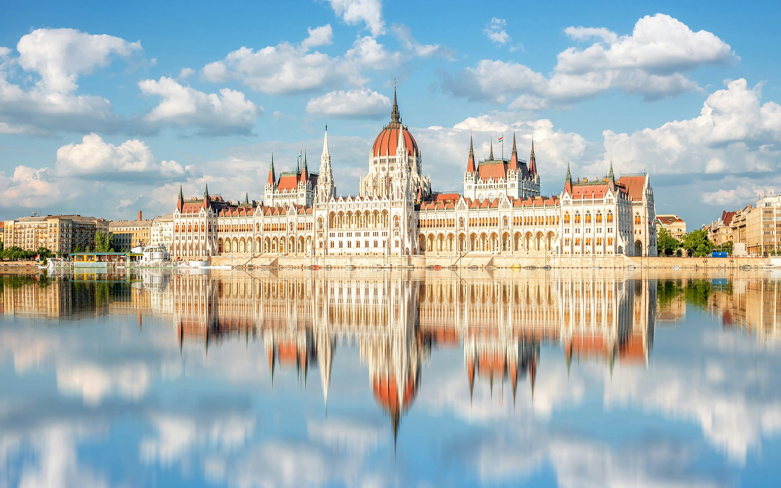 Hungarian Parliament outside view