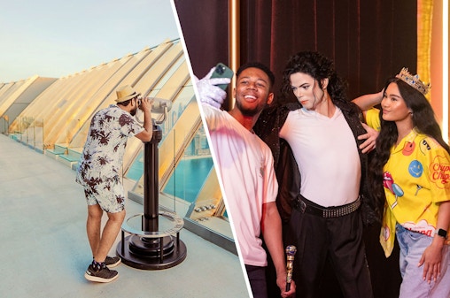 Combo (Save 36%): View At The Palm Observatory + Madame Tussauds Skip the line Entry Tickets