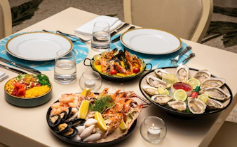 palazzo versace dubai: giardino ocean feast – buffé middag-3
