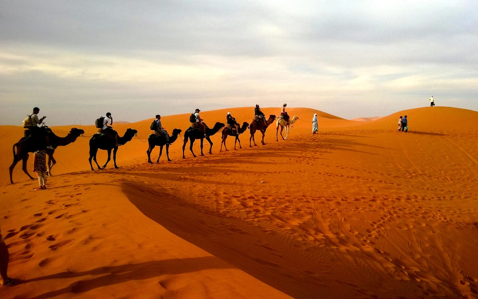 From Fez: Private Erg Chebbi Dunes Tour with Camel Trek and Overnight Desert Camp