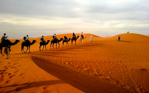 saindo de fez: tour privado às dunas de erg chebbi com passeio de camelo e pernoite no acampamento no deserto-1