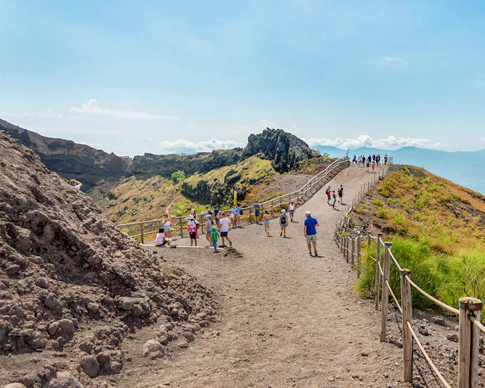 From Naples: Mount Vesuvius Entry Tickets with Round-Trip Transfers