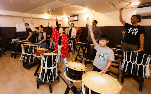atelier de taiko à tokyo avec un maître instructeur et vidéo de spectacle-2