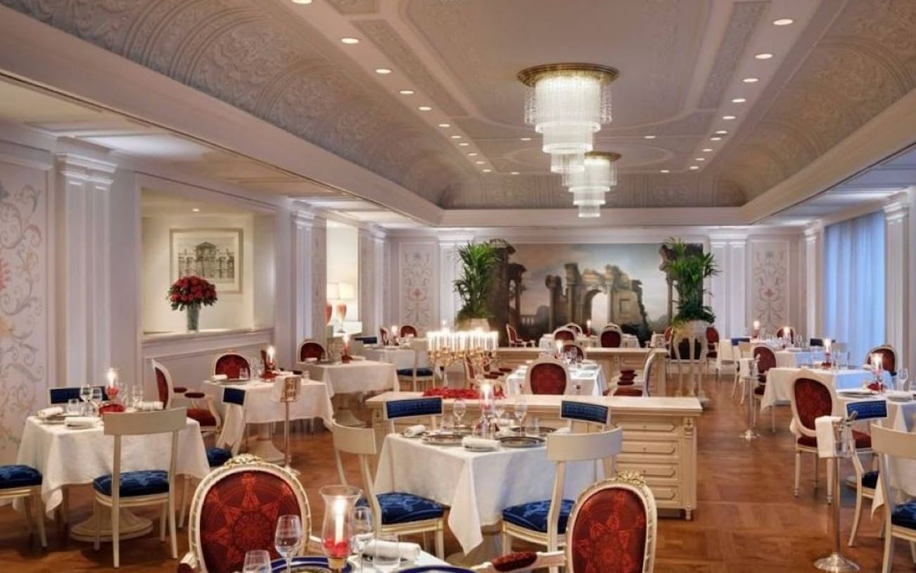 palazzo versace dubai: 3-course italian set menu dining experience with soft drinks and valet parking-1