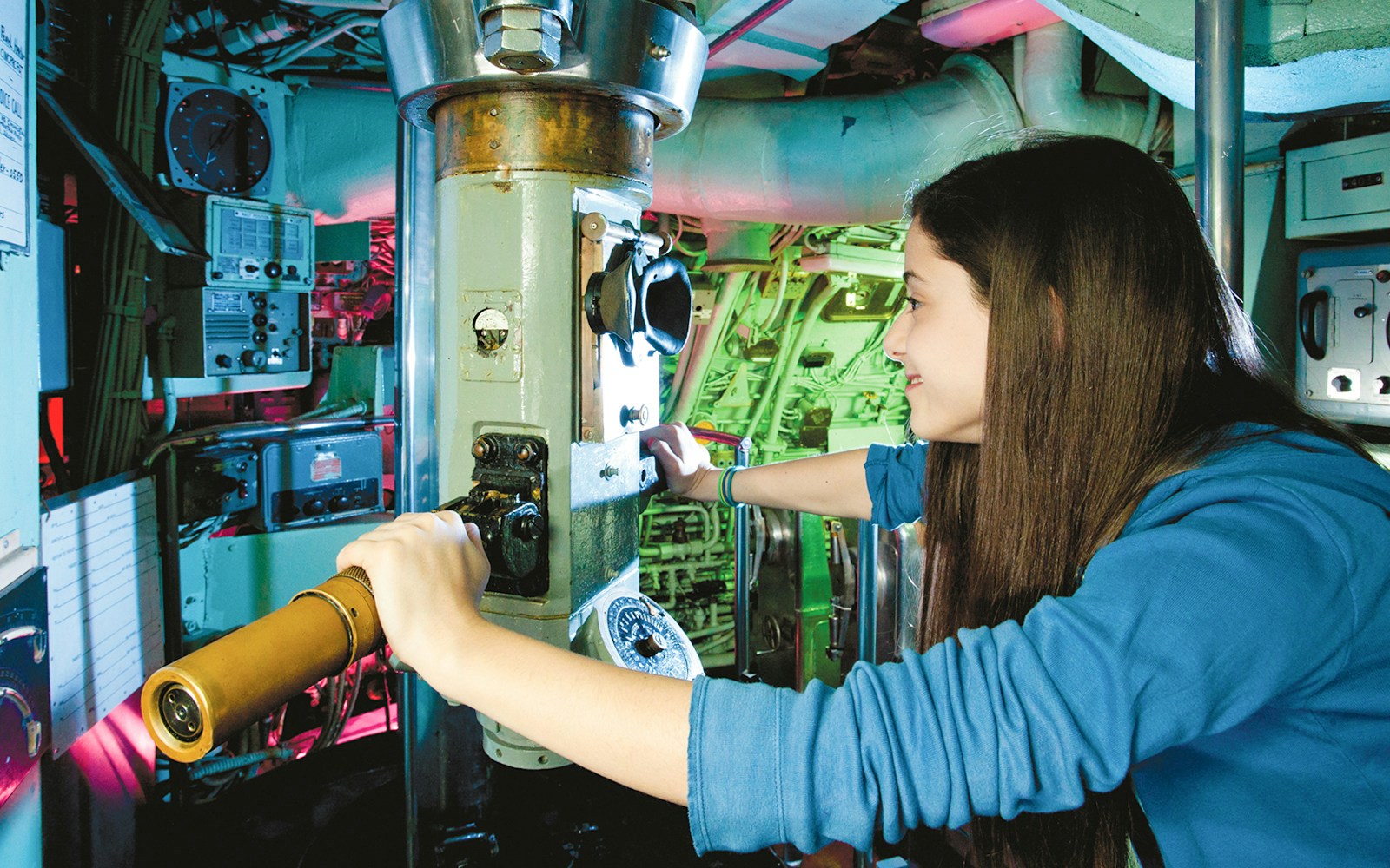 Step into a secret submarine