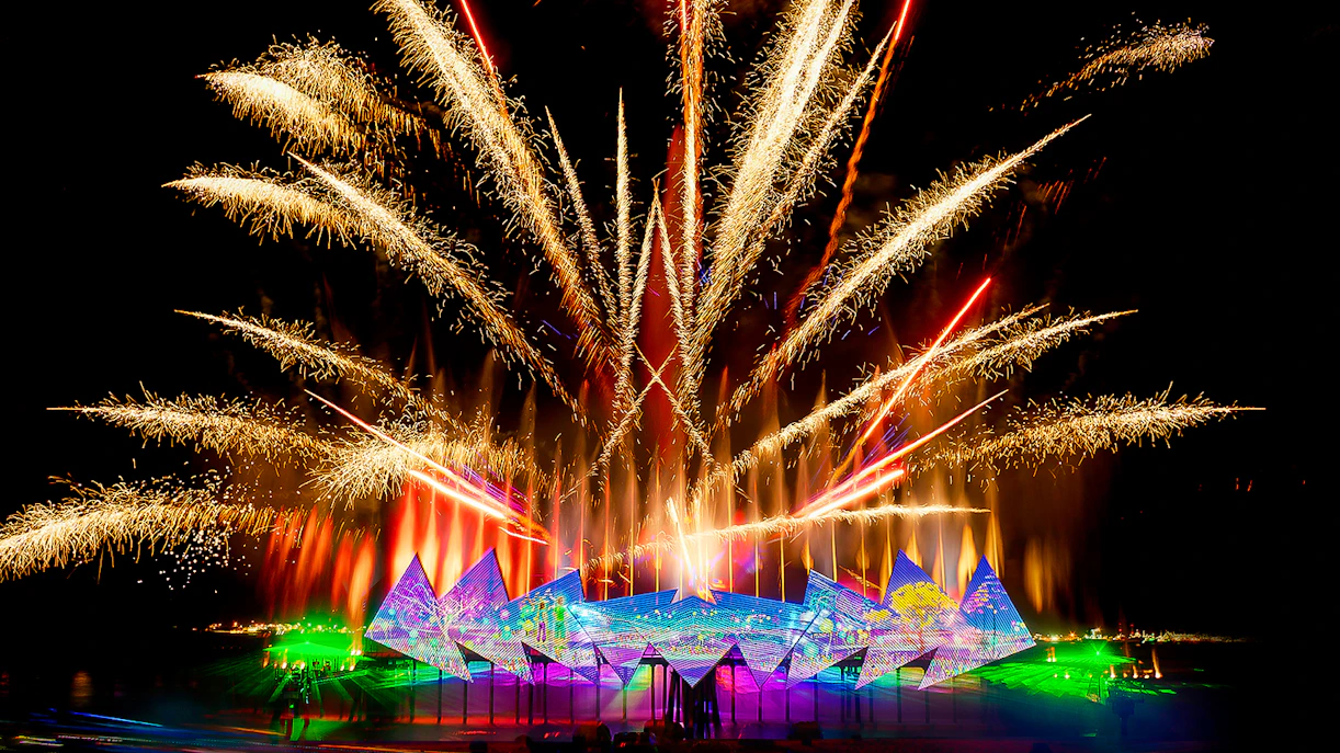 wings of time light show