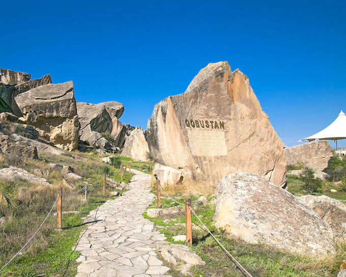 From Baku: Gobustan & Absheron Guided Day Tour with Historical Sites & Nature Highlights
