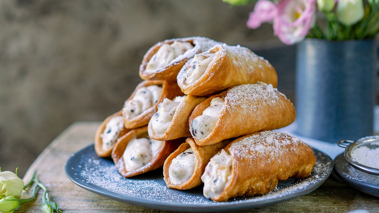 Canolli at Modern Pastry in Boston