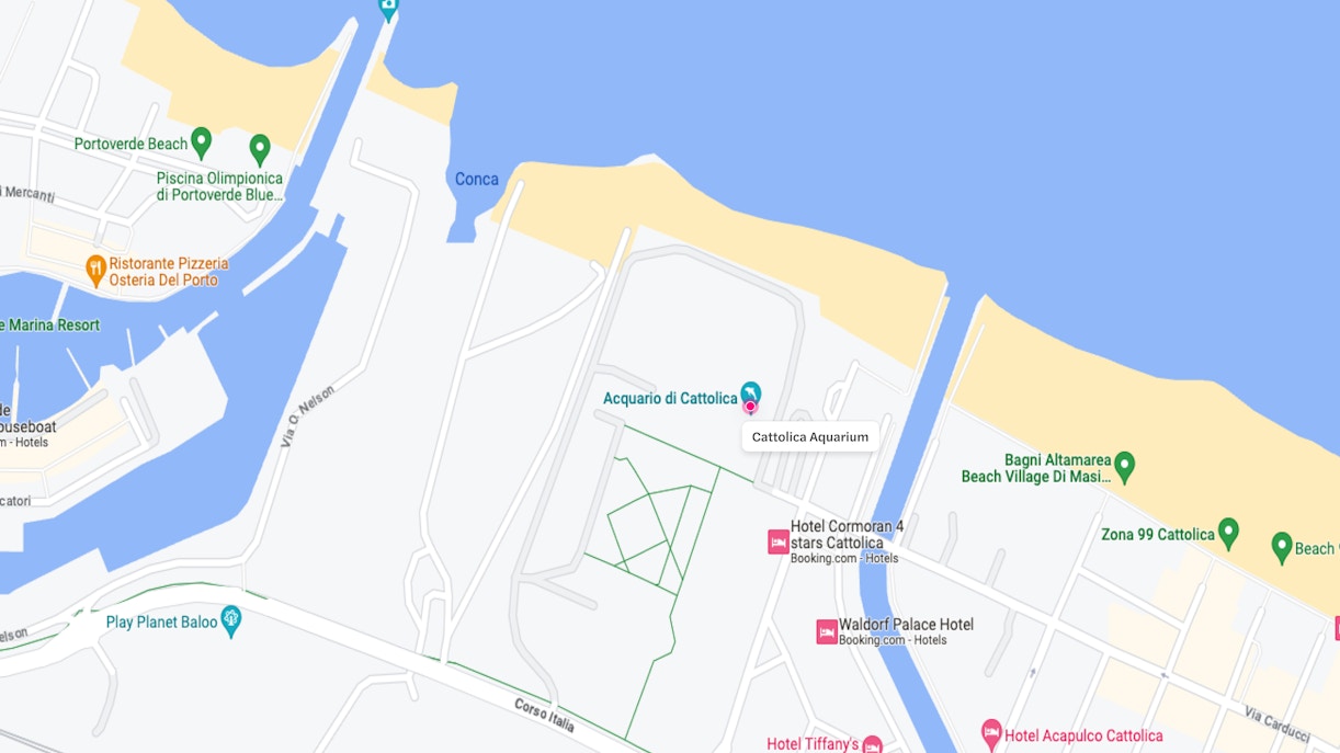 Cattolica aquarium getting there