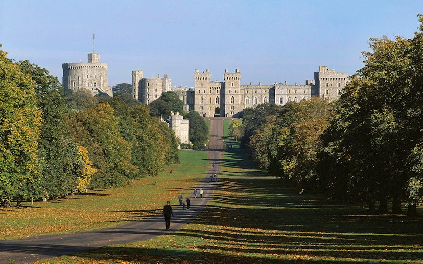 Windsor Castle view from the Long Walk, included in The London Pass.