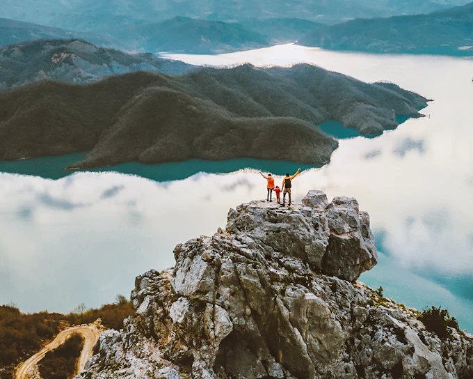 From Durres/Golem: Bovilla Lake & Gamti Mountain Hiking & Kruja Old Town Tour by Minibus
