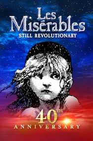 Les Misérables 40th anniversary poster, West End production.