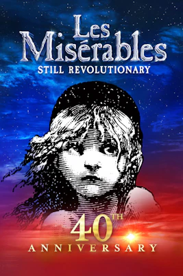 Les Misérables 40th anniversary poster, West End production.