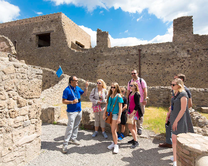 From Naples: Pompeii, Herculaneum & Vesuvius Day Trip with Transfers