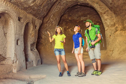 From Cappadocia: Full-Day Green Tour with Derinkuyu Underground City & Ihlara Valley Trek