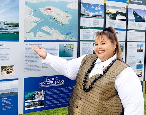 A tour guide on Royal Star Hawaii