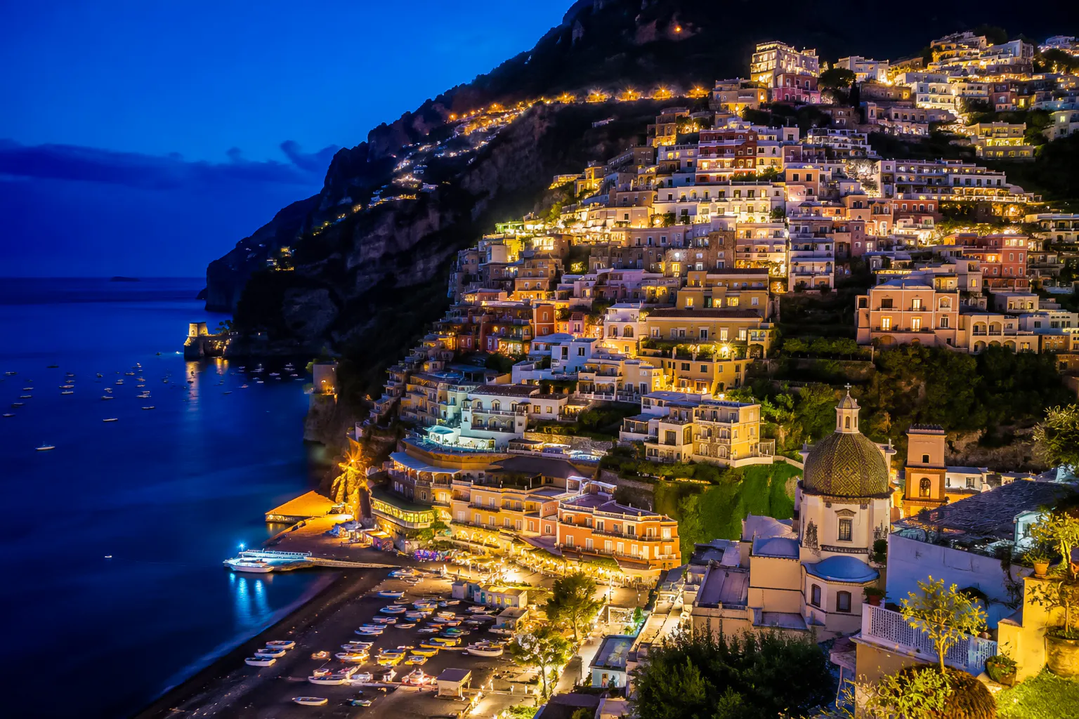 from sorrento: positano sunset small-group tour with hotel pickup and drop-off-1