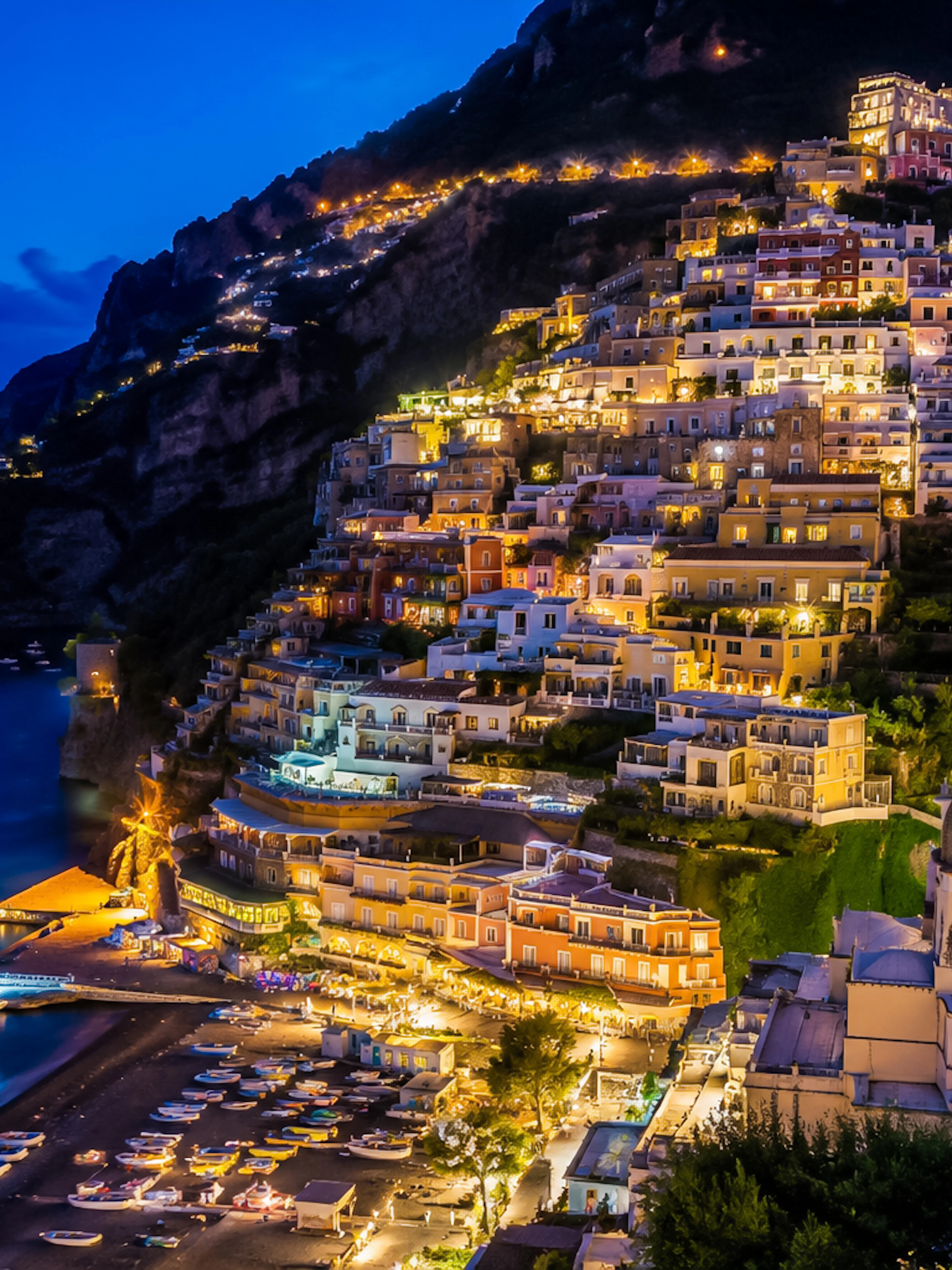 from sorrento: positano sunset small-group tour with hotel pickup and drop-off-1
