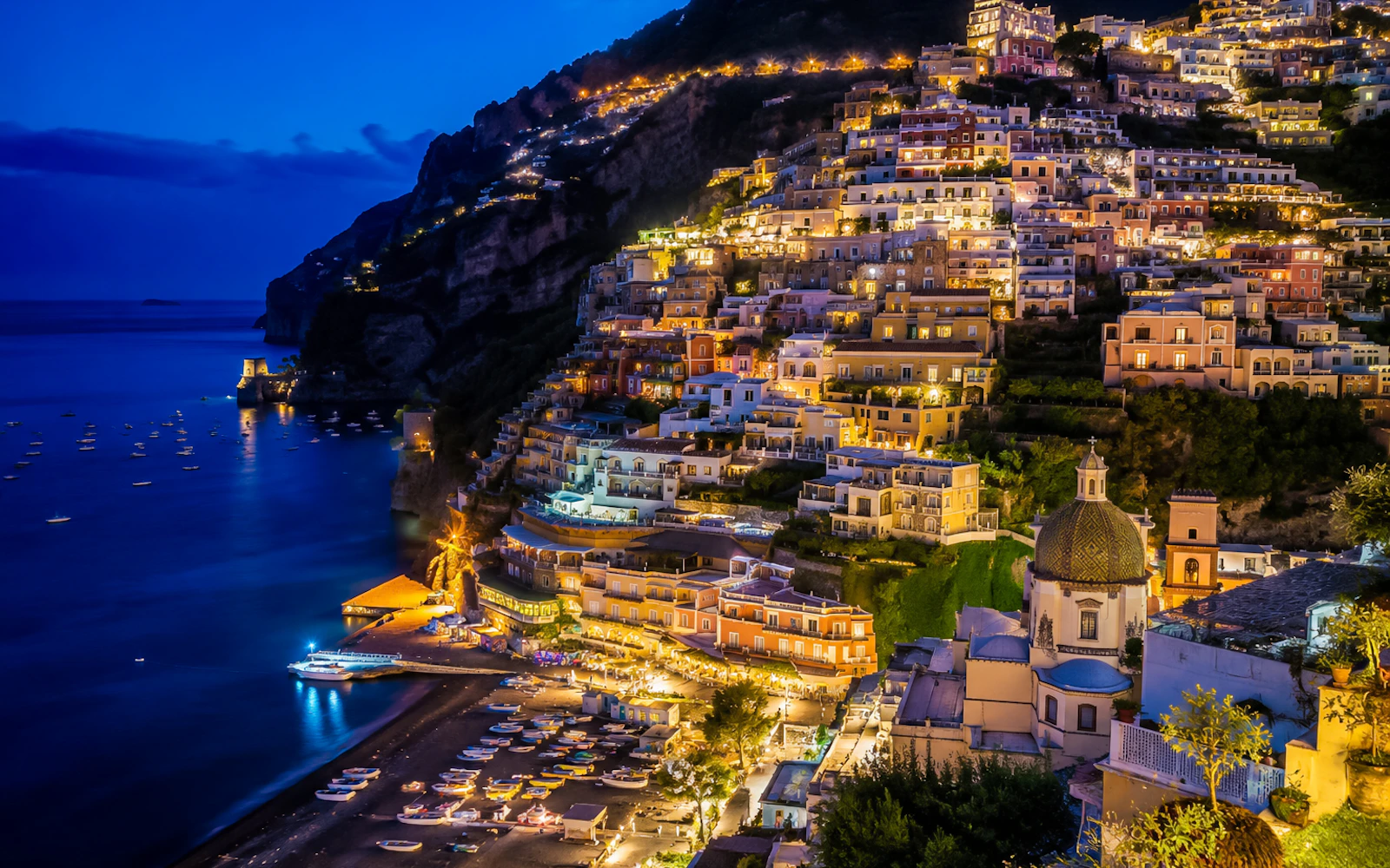 From Sorrento: Positano Sunset Small-Group Tour with Hotel Pickup and Drop-off